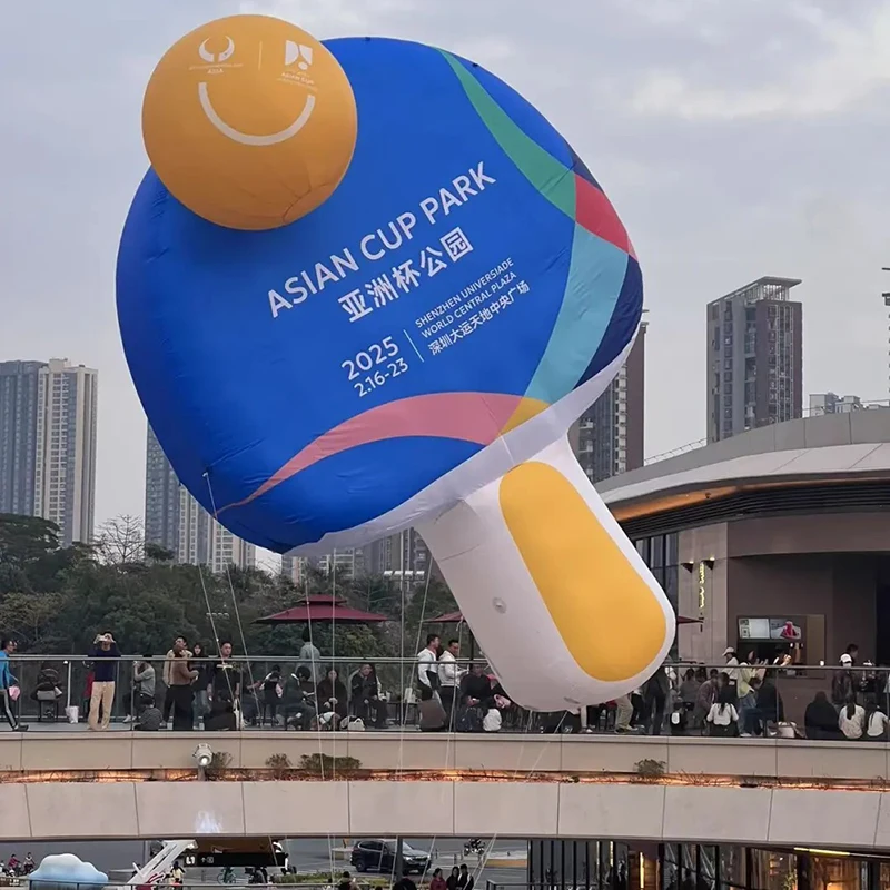 Hot Sale Custom Sports Inflatable Cartoon Advertising Helium Balloon Built-In Fan Easy Setup for Parade Events Waterproof