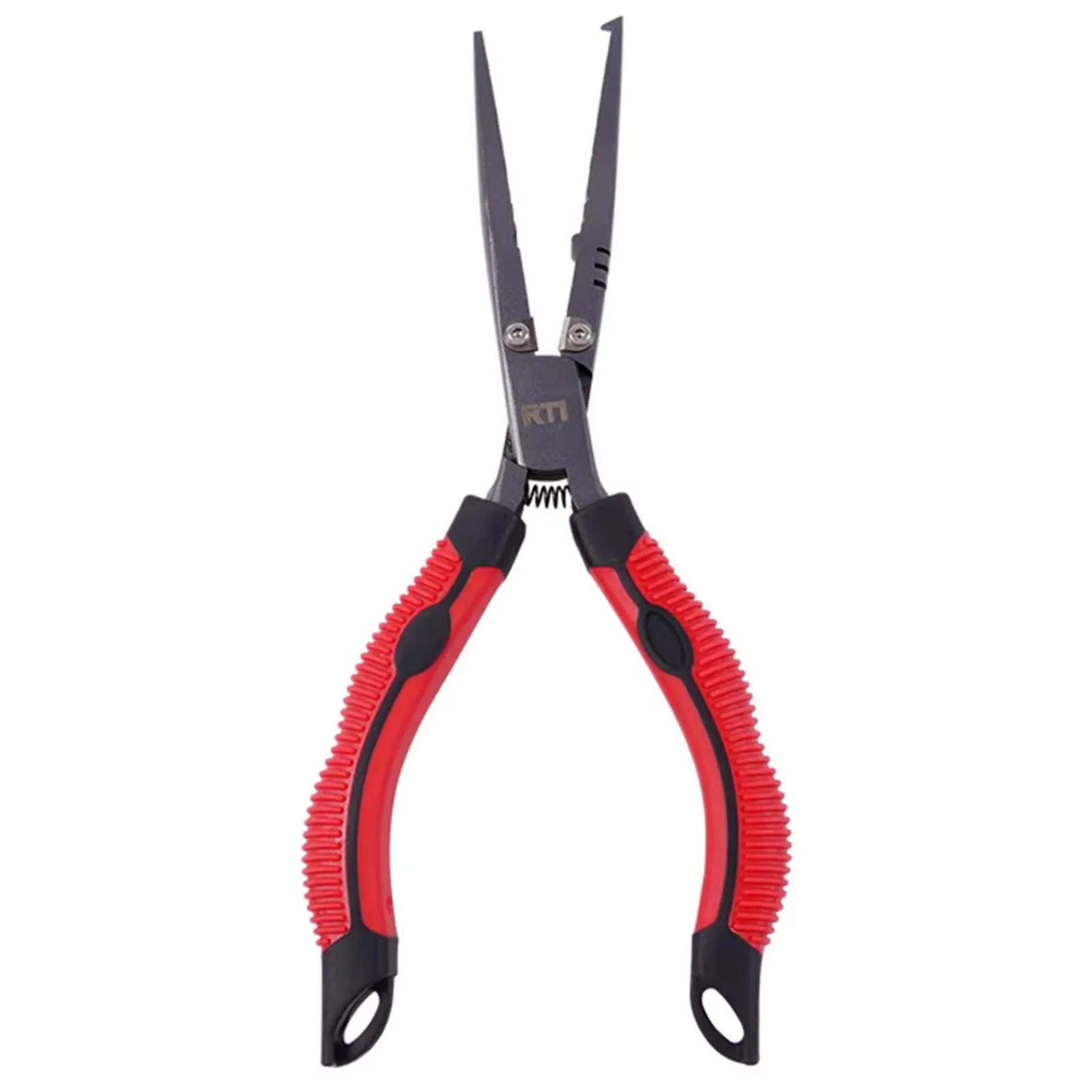 Carbon Steel Lure Pliers, Long-mouth Fishing Hook Removal Pliers with Carry Case & Anti-missing Rope