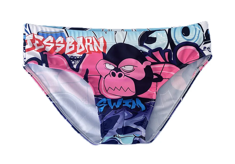 

Triangle men's swimming trunks personalized youth elastic professional swimming trunks beach seaside quick-drying swimsuit 10053