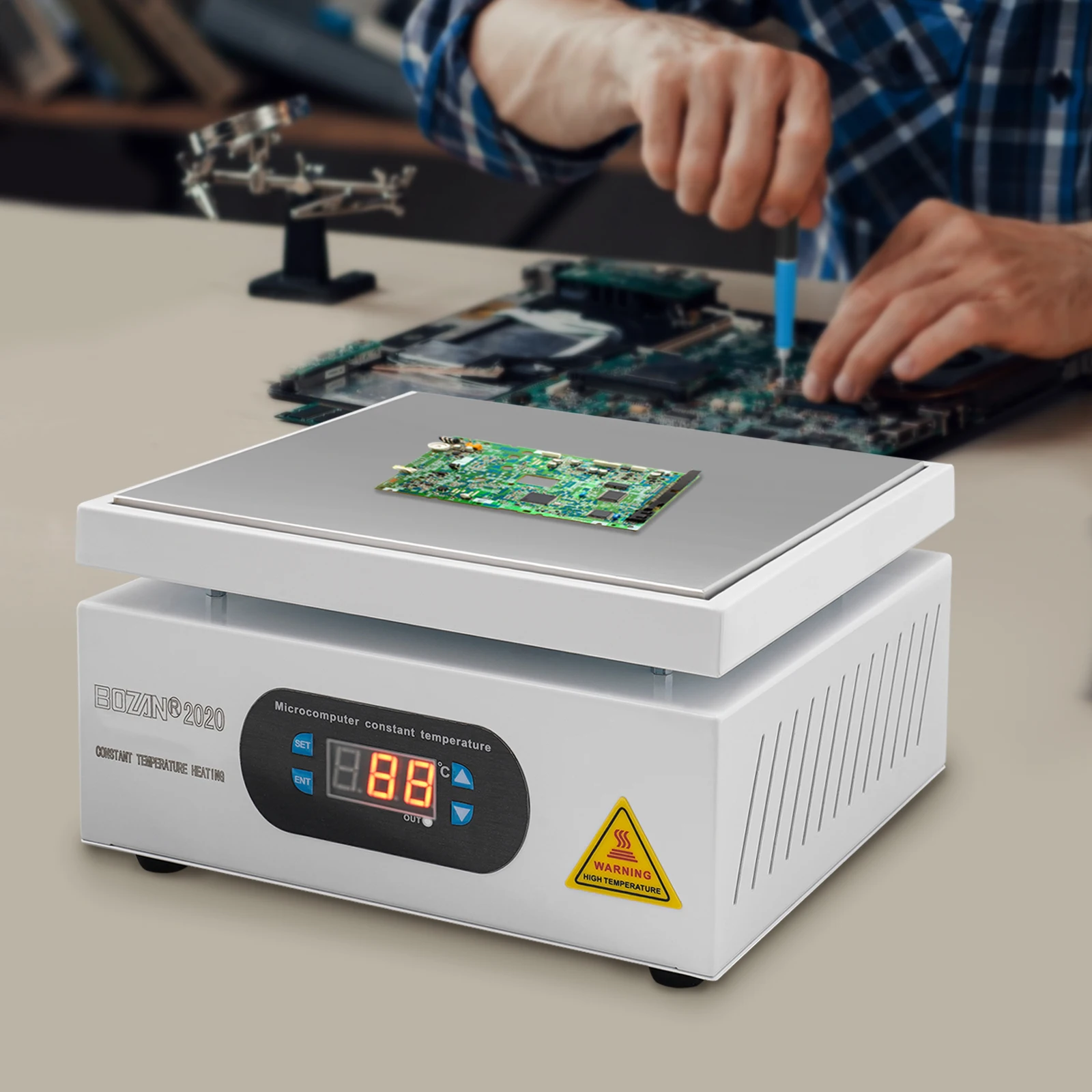 Image of 350/500/700 W elektrische Löt-Heizplatte, 220 V, Vorheizschweißgerät, Heizplatte für Lötarbeiten, Komponentenheizarbeiten
