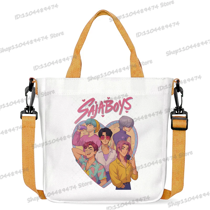 شخصيات أنيمي أنيمي قماش الكورية Ulzzang حقيبة كروسبودي المرأة هدايا الهالوين مربع حقيبة ساعي حقيبة كتف الطالب