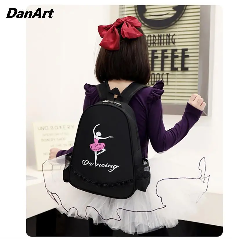 Girls Dance Gym Backpack Children Schoolbag Ballet Dance Shoulder Bag Kids Latin Dance Yoga Tap Dance Jazz Storage Travel Bag