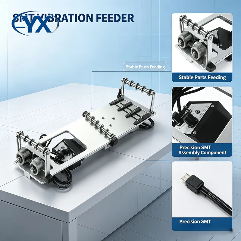 YX Smt Vibration Feeder for Pick and Place Special Usiing Three Tubes