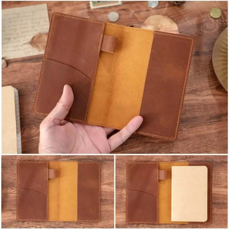 Notebook Cover Cover Kulit Notebook Harian Notepads Perjalanan Jurnal Notebook