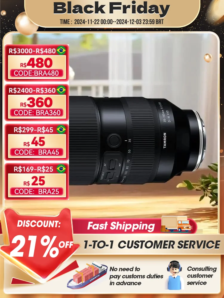 Tamron 35-150mm F/2-2.8 Di III VXD for Nikon Z Full Frame Large Aperture Non-reflective Camera Lens Portrait Photography