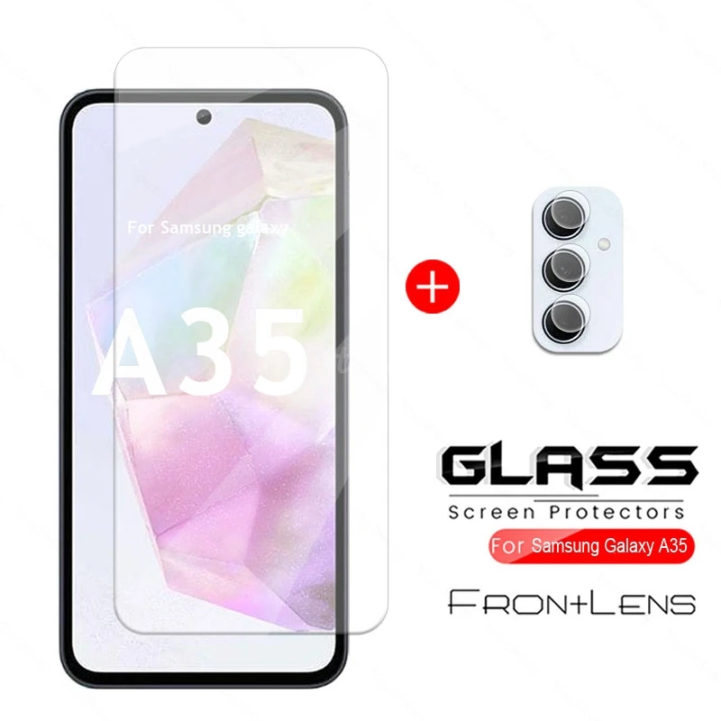 

For Samsung Galaxy A35 Glass Samsung Galaxy A35 Tempered Glass Screen Protector Flim Camera Flim Samsung Galaxy A35 Glass