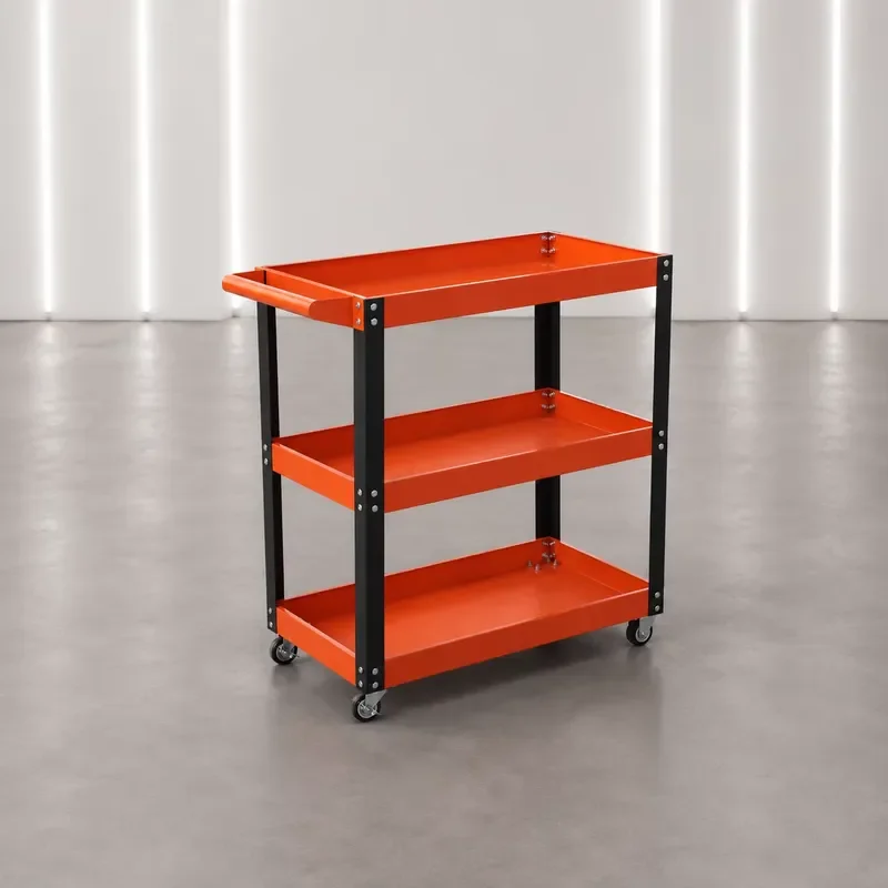 Heavy Duty Cold Rolled Steel Tool Holder with Perforated Shelves Customizable Size Quick Installation for Garage Workshops