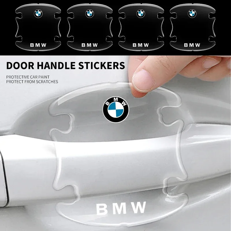 

Transparent Car Door Handle Bowl Protector Film Anti-Scratch Sticker For BMW X1 X2 X3 X5 X4 X6 X7 G30 G20 G32 G11 G12 F40 F30