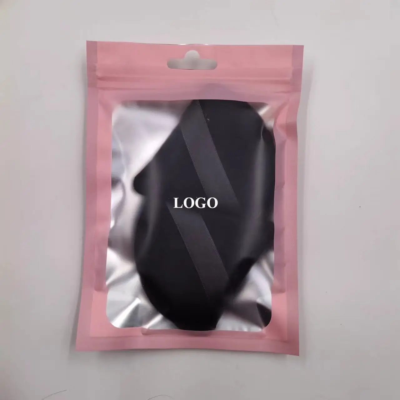 Custom Logo 2pcs Reusable Microfib  Face Makeup Cosmetic Sponges Powder Puff Soft Triangle Powder Puff For Make Up with Bags