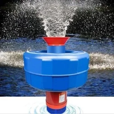 3Inch DC 24V 350W Solar Powered Pond Aerator Solar Floating Pond Oxygenator Pump for Fish Pond