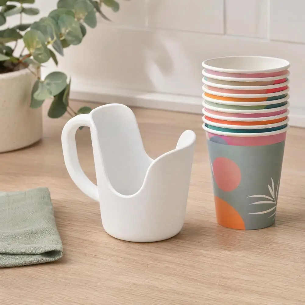 3d Printed Coaster Reusable Cup Coaster 3d Printed Anti-scalding Coasters with Handle Compact Easy-to-clean Cup Holders for Hot