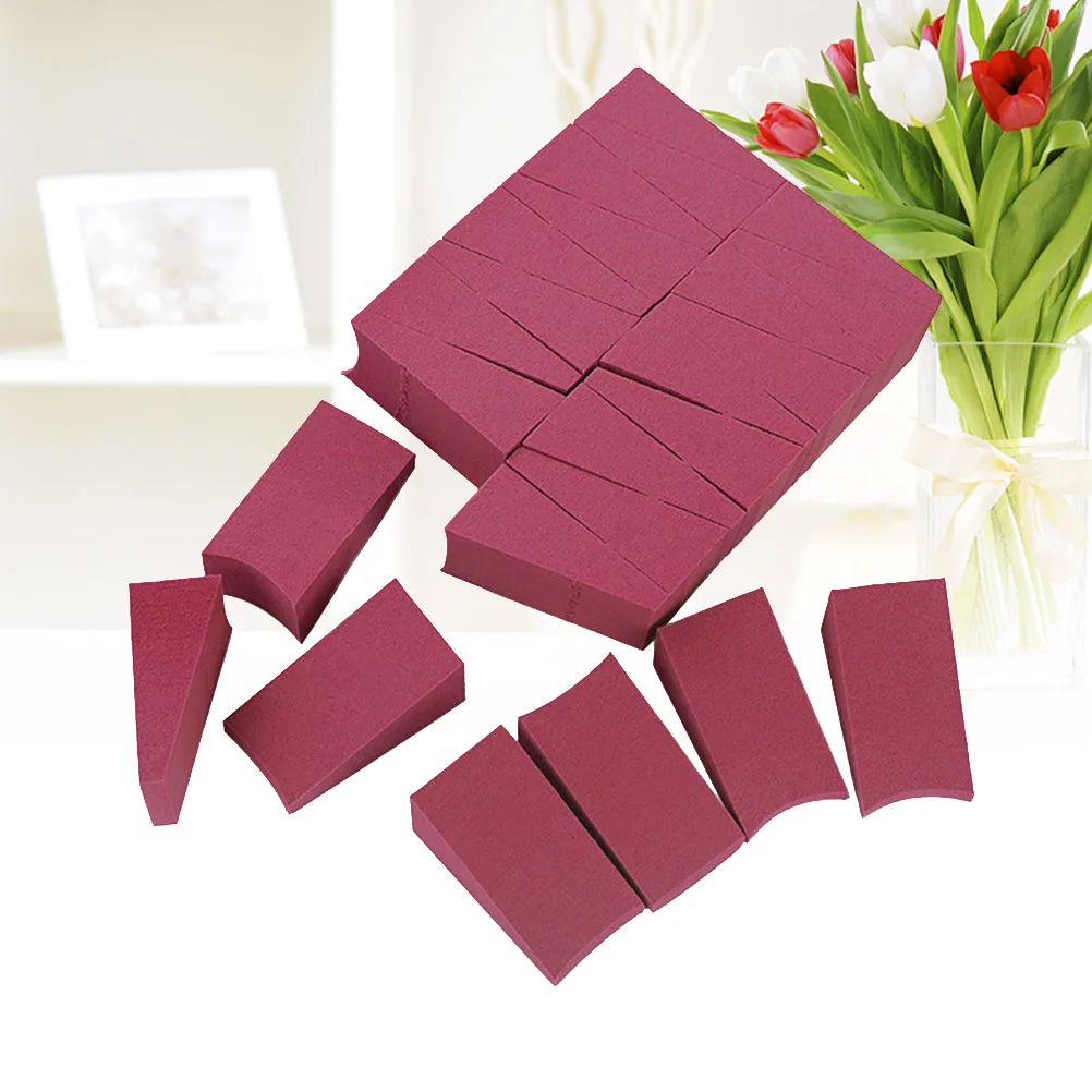 24 pçs algodão puff estilo seco-molhado pó rosto não látex maquiagem cosméticos esponja cunha