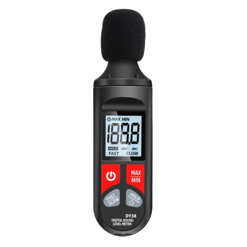 Professional Noise Leveling Meter with Data Storage Advanced Sound Leveling Analyzes ABS for Workplace & Public Space Safe