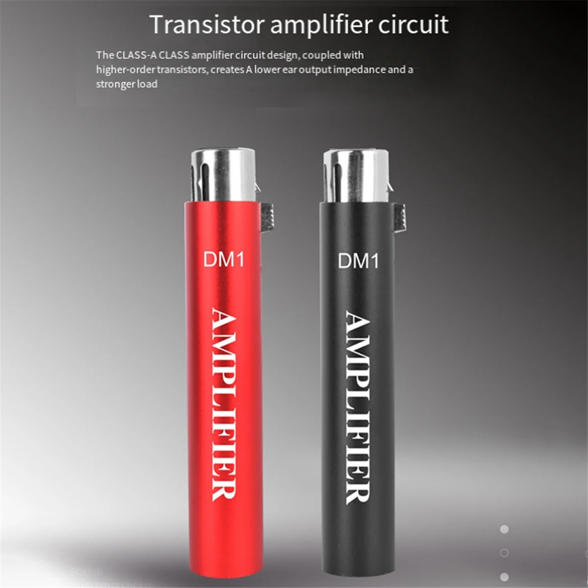 信頼性の高い交換用 DM1 ダイナミック有線マイクアンプ 28Db ゲイナーマイクプリアンプ、ライブストリーム SM7B マイク用、レッド-ABDQ
