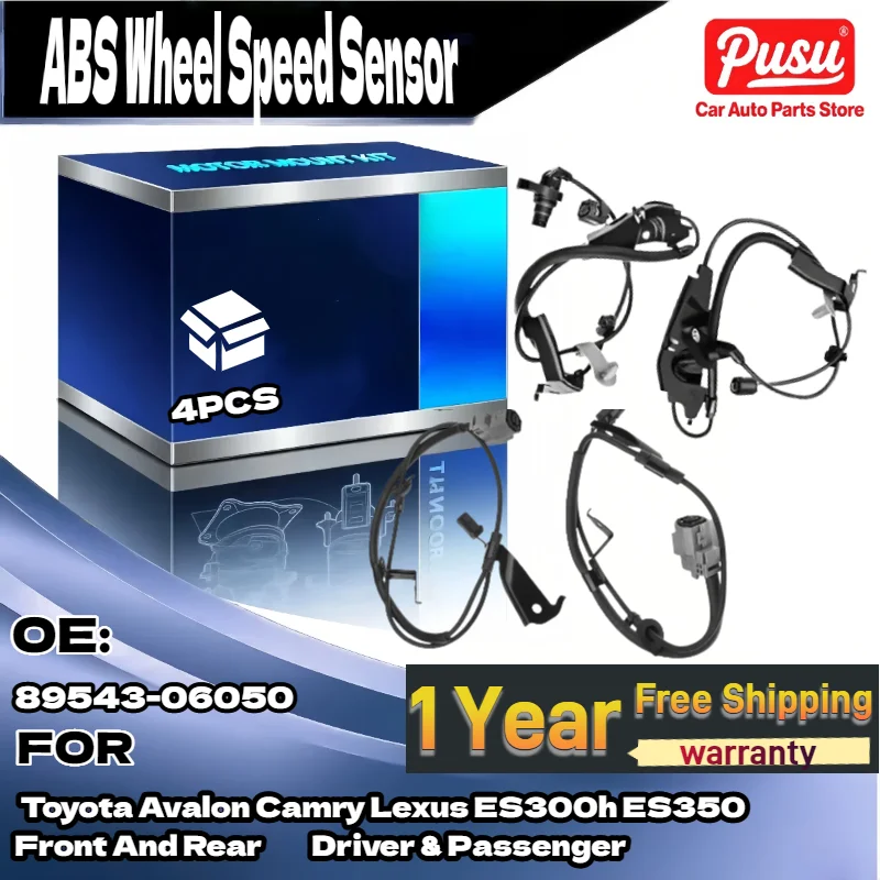 

New 4PCS Front & Rear ABS Wheel Speed Sensor For Toyota Avalon 2013-2015 Camry For Lexus OE 89542-06040 89542-06120 89542-33100