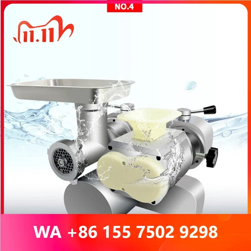 Meat grinder commercial stainless steel desktop multi-function large-scale mind meat slicing sausage stuffer