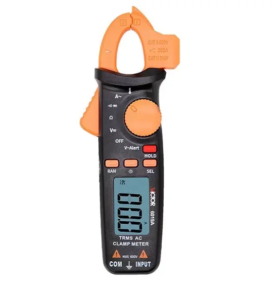 

VICTOR 6019A MINI True RMS AC Digital Clamp Multimeter 6019A With Temperature Test