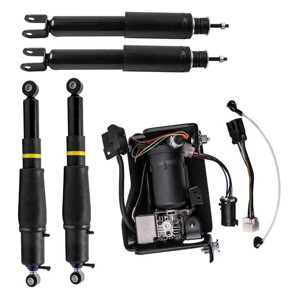 

4PCS Rear Front Suspension Shocks Struts Kit for GMC Yukon XL 1500 Z55 Compressor w/ Dryer 2000-2013 For 2500 949-001