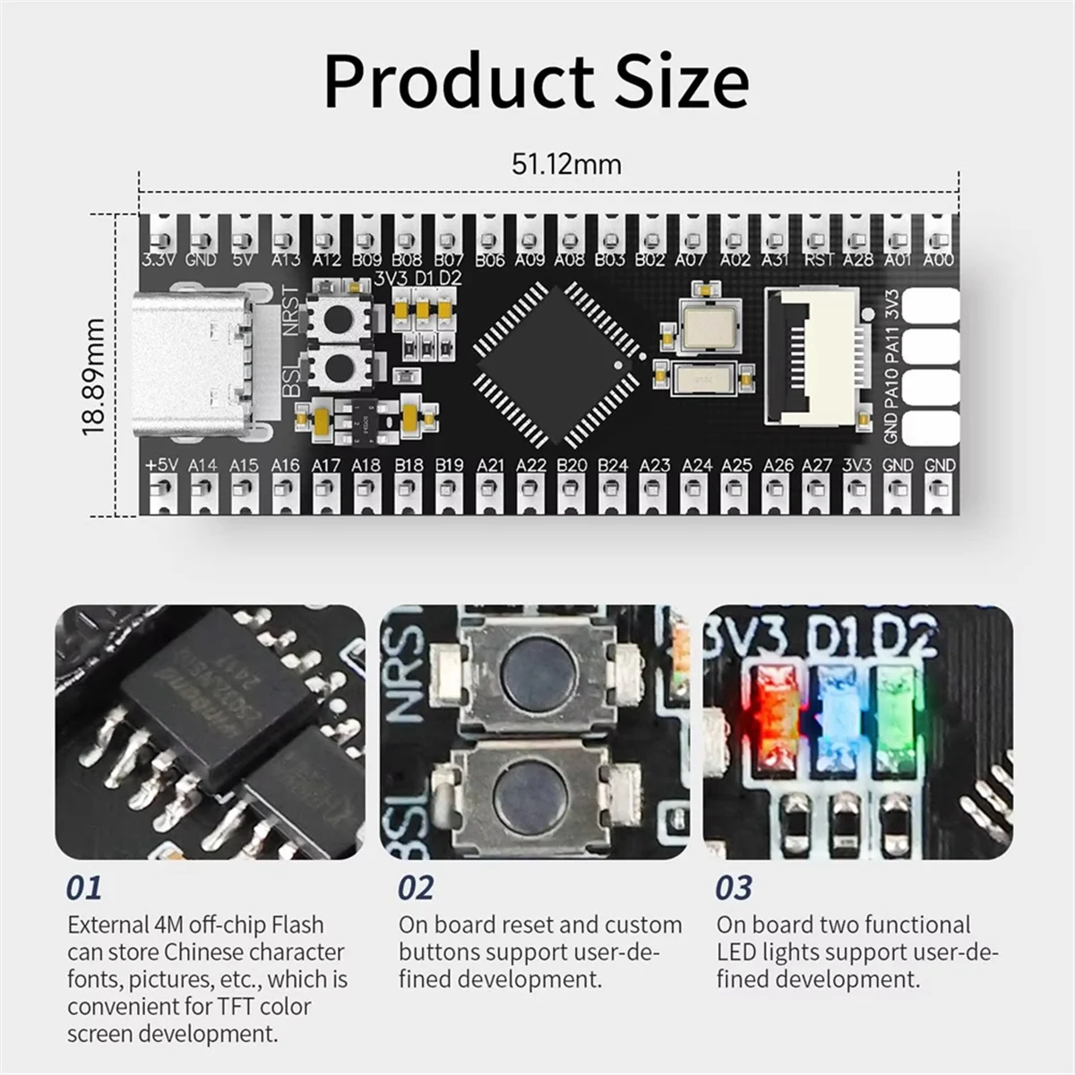 AP-MSPM0G3507 Board Embedded System Development Core