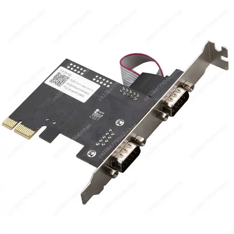 PCIe Serial Port Card PCI-E To 2 Serial Port RS232 Industrial Control Extended Card Mcs9900 Ax9900 Chip