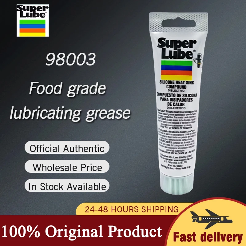 

Super Lube 98003 Silicone Heat Sink Compound 3OZ High Heat Dissipation Factor for electronics and electrical components