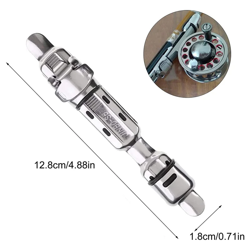 A64T-40Pcs الصيد رود بكرات حامل الصيد بكرة مقعد الصيد بكرات حامل سطح السفينة عجلة الصيد قضيب حامل قصاصة صيد السمك