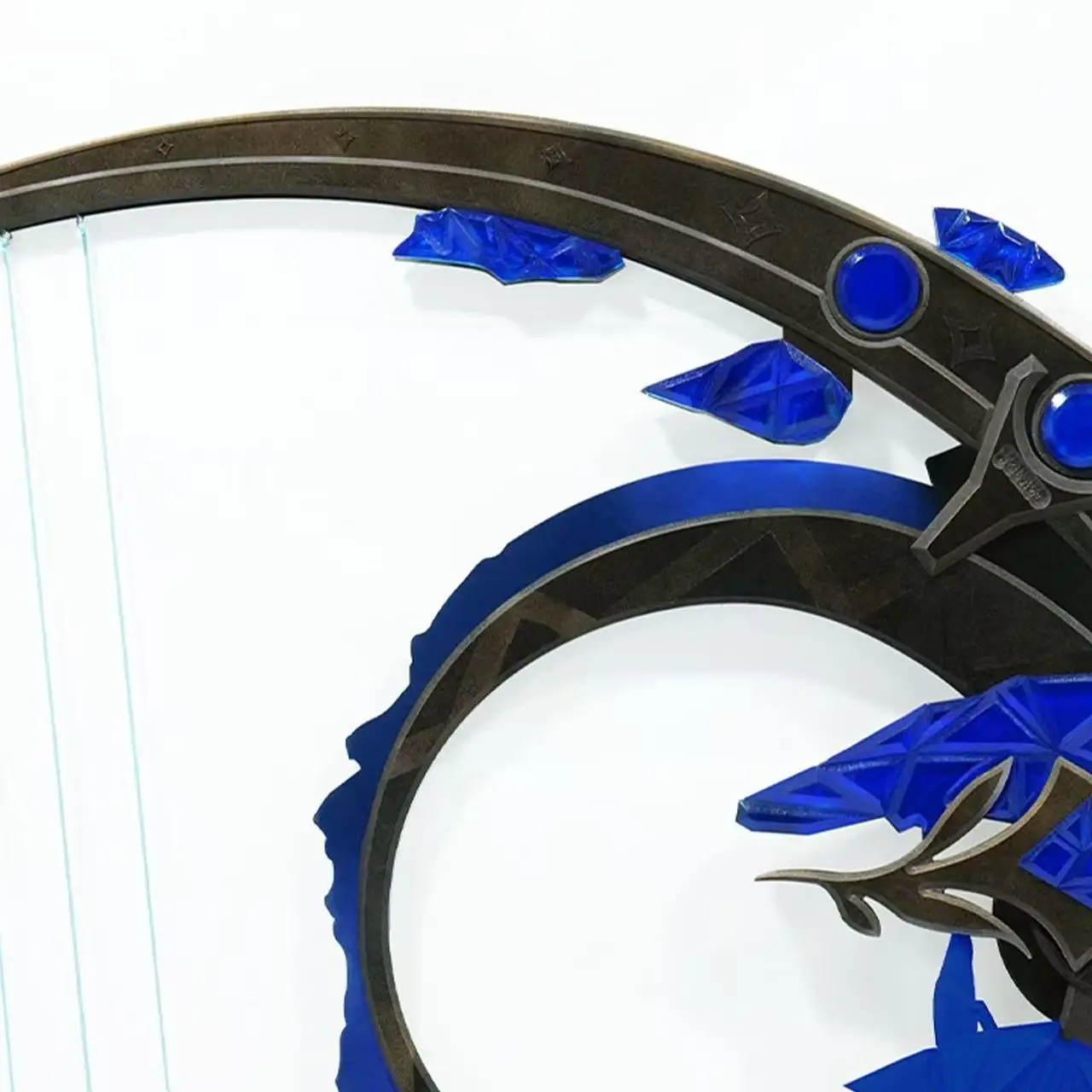 Yuno scya arco armas prop jogo ondas wuthering cosplay prop halloween natal fantasia festa acessórios traje