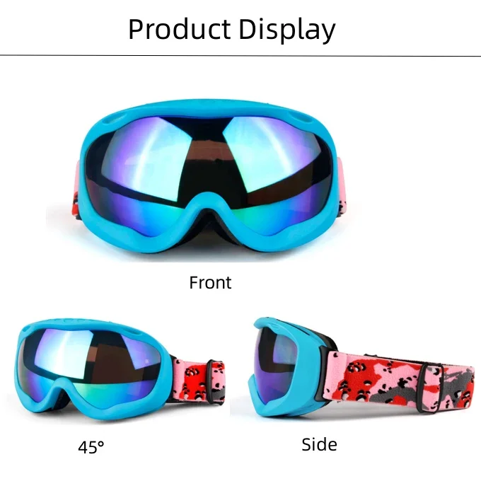 Snow Goggles Anti Glare Anti Fog Full Frame Snowboard Ski Goggles Strong Protection Sports Sunglasses Outdoor Equipment 2024