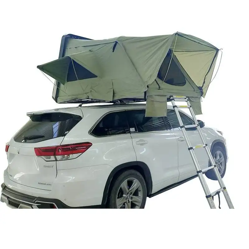 Stainless Steel Hardware Factory Wholale Waterproof Hard Shell Roof Top With Lage Racks Car Rooftop Tent For Sale