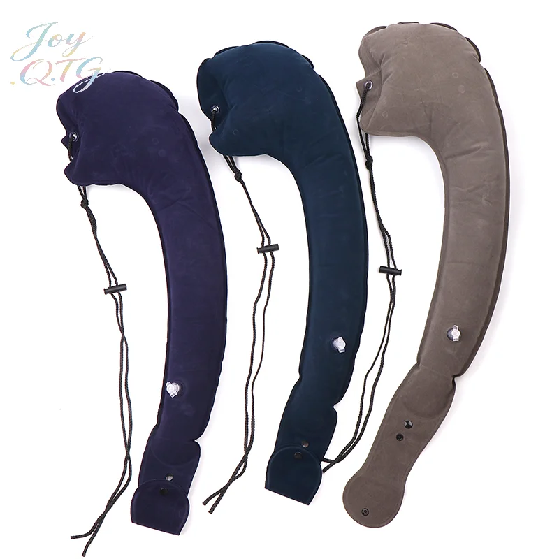Hot Sale PVC Pillow Inflatable Air Portable Headrest Chin Support Cushions For Travel Rest Side Sleeping Neck Nap Pillow