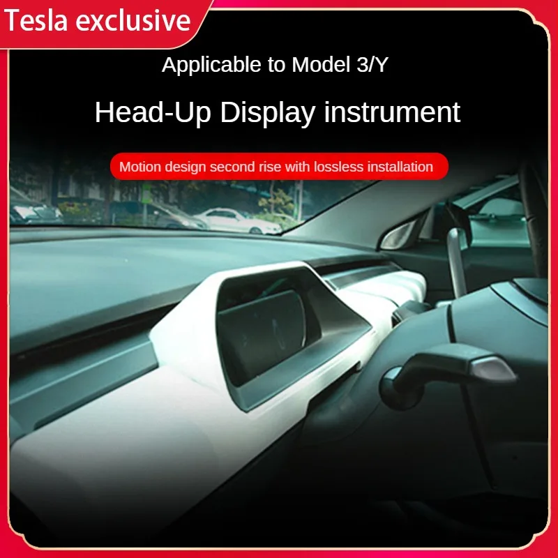 Suitable for Tesla Head Up Display Secondary display Central control instrument panel HUD intelligent LCD head up display model3