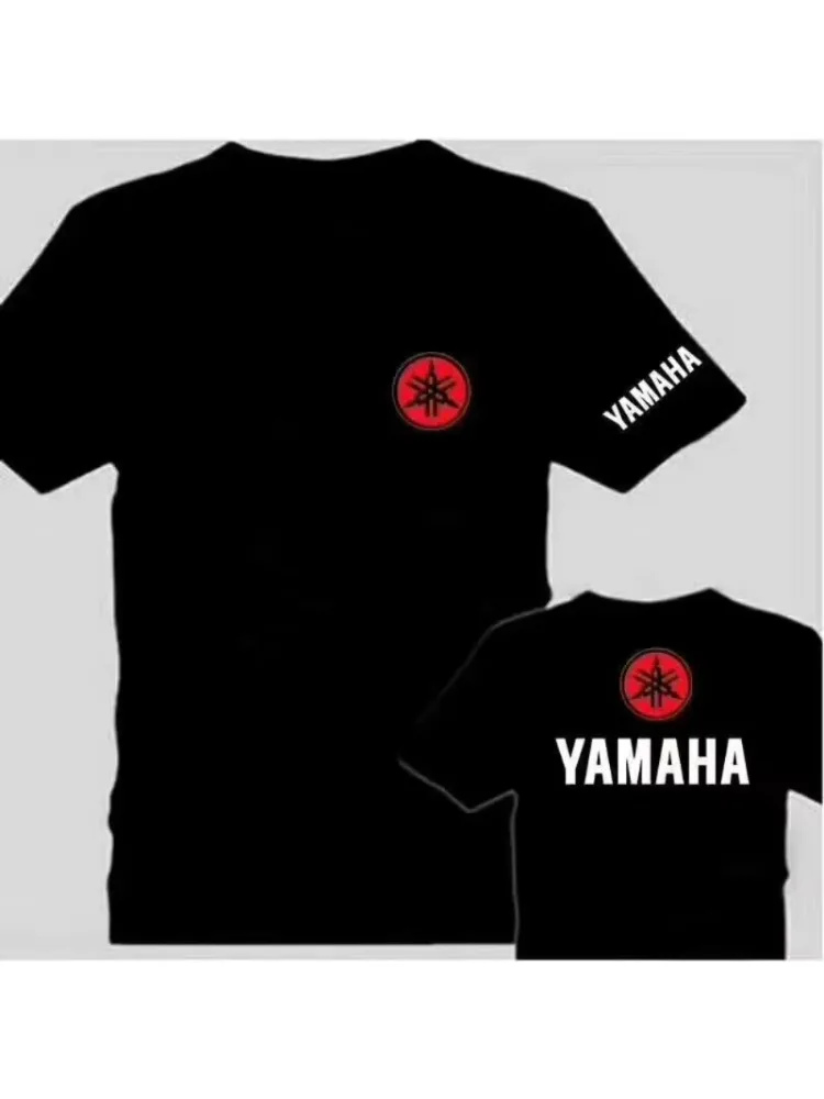 AliExpress Yamaha YAMAHA MOTO Double-layer Printed Short Sleeved T-shirt for Summer New Men's and Women's Plus Size Cycling Loose Casual Top