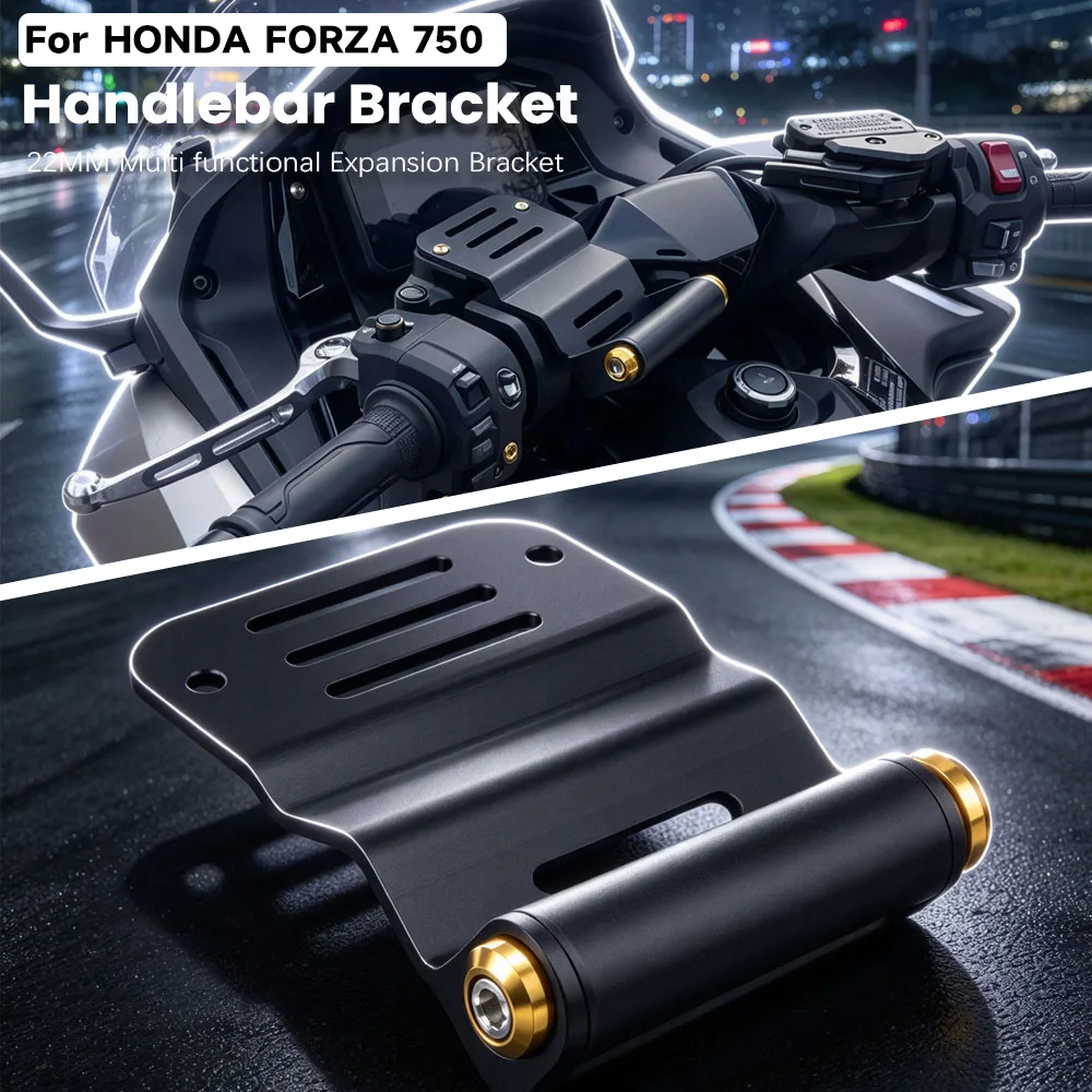 Multifunctional Motorcycle Phone Holder(For Honda Forza750 2025-2026)Stable GPS Navigation Fixed Support Bracket FORZA 750 22mm