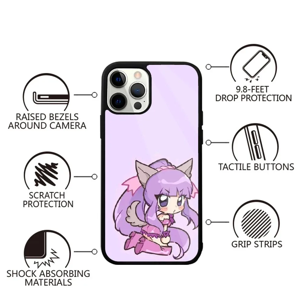 Tokyo Mew Mew Anime Phone Case For iPhone 15,14,13,12,11,Plus,Pro,Max Mini Magsafe Magnetic Wireless Charging