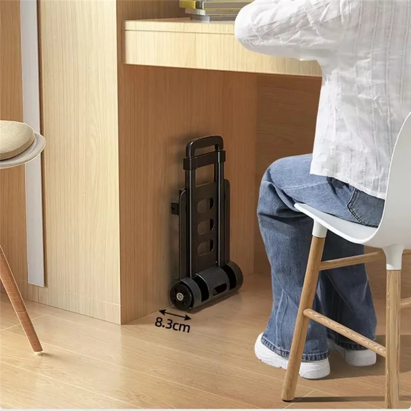 F-T Sturdy Folding Hand Truck, Portable Luggage Cart, Utility Hand Truck For Shopping, Household & Trailers