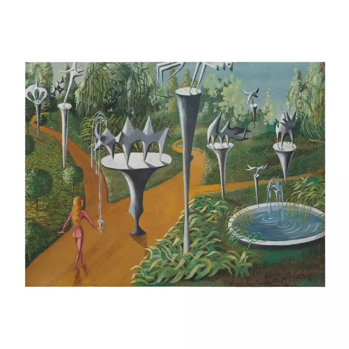

Tiforal, by Remedios Varo Throw Blanket funny gift Travel Bed covers anime Blankets