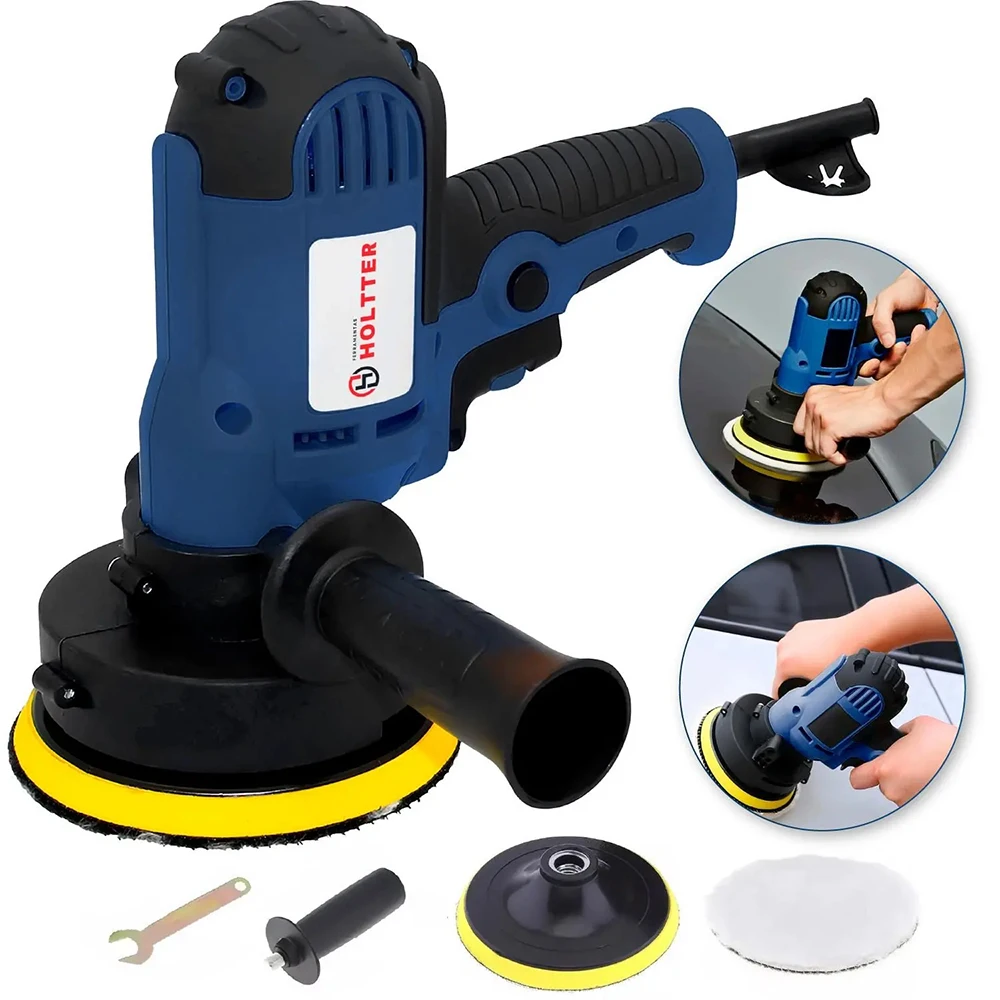 Máquina de Lixar e Polir 2 em 1, 900W, Bivolt 110V-220V, Ideal para Reparos Automotivos e Acabamento de Paredes