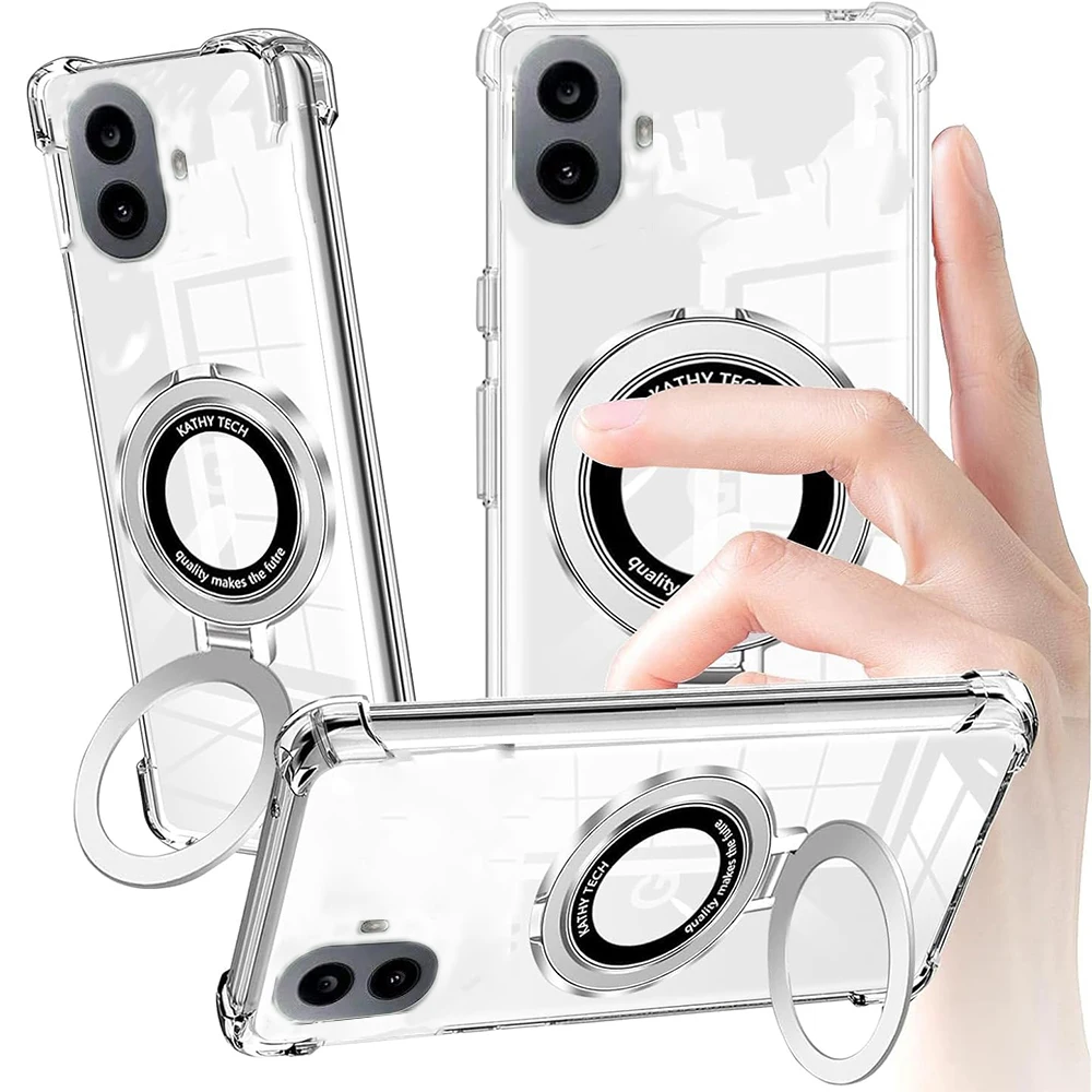 เคสมุมเสริมสำหรับ MagSafe เคส TPU แบบนิ่มชาร์จไร้สายแม่เหล็กได้สำหรับโทรศัพท์2 1 2A CMF 1