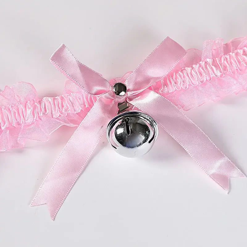 Punk Harajuku Sex appeal Adjustable size Sweet Simple Fashion Soft girl Bell Butterfly Maiden Cute Soft cute Leg ring Leg wear