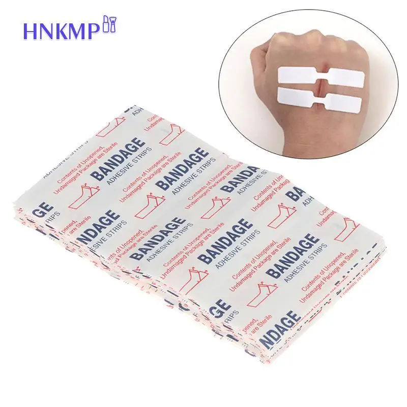 3 Stk/set Draagbare Rits Stropdas Wondsluiting Patch Hemostatische Patch Gewikkeld Snelle Hechtrits Pleister Outdoor Veiligheid Survival