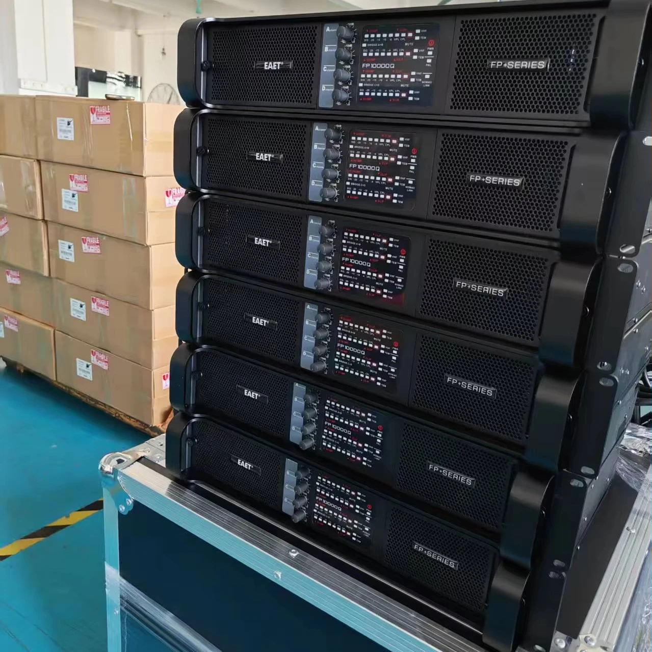 FP10000Q High Quality 4X1350W Professional 4-Channel 10000W Metal AC Powered Amplifier Speakers Sound Equipment