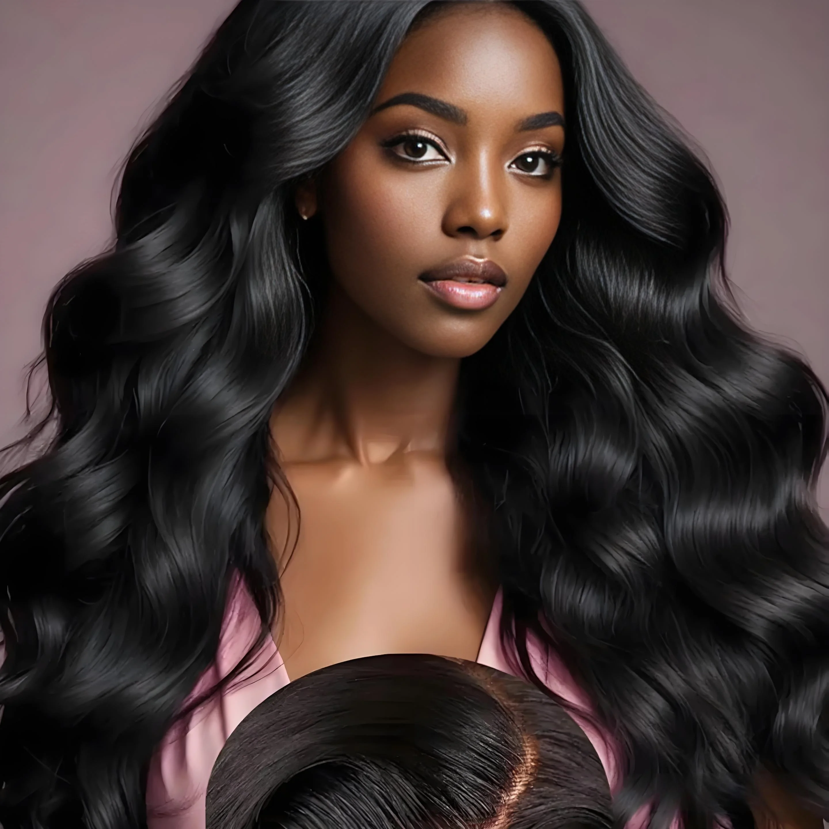 

250 Плотность Объемная волна 100% человеческие волосы 13x6 Hd Прозрачные кружевные фронтальные волосы Натуральный черный парик 13x4 Предварительно выщипанные парики на шнурке 44 дюйма