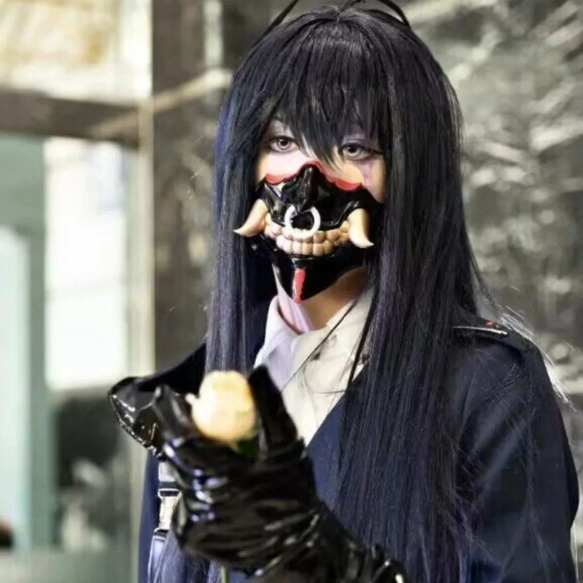 anime-rahu-cosplay-face-masks-and-full-set-wig-game-cos-party-masks-semi-face-props-for-women-men