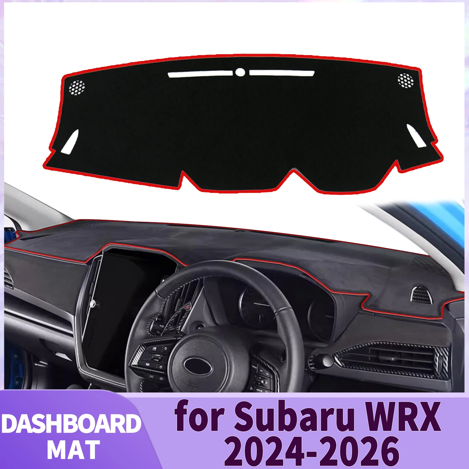 

fit for Subaru WRX 2024 2025 2026 Car Accessories Dashmat Dashboard Cover Pad DashMat Sunshade Protective Carpet