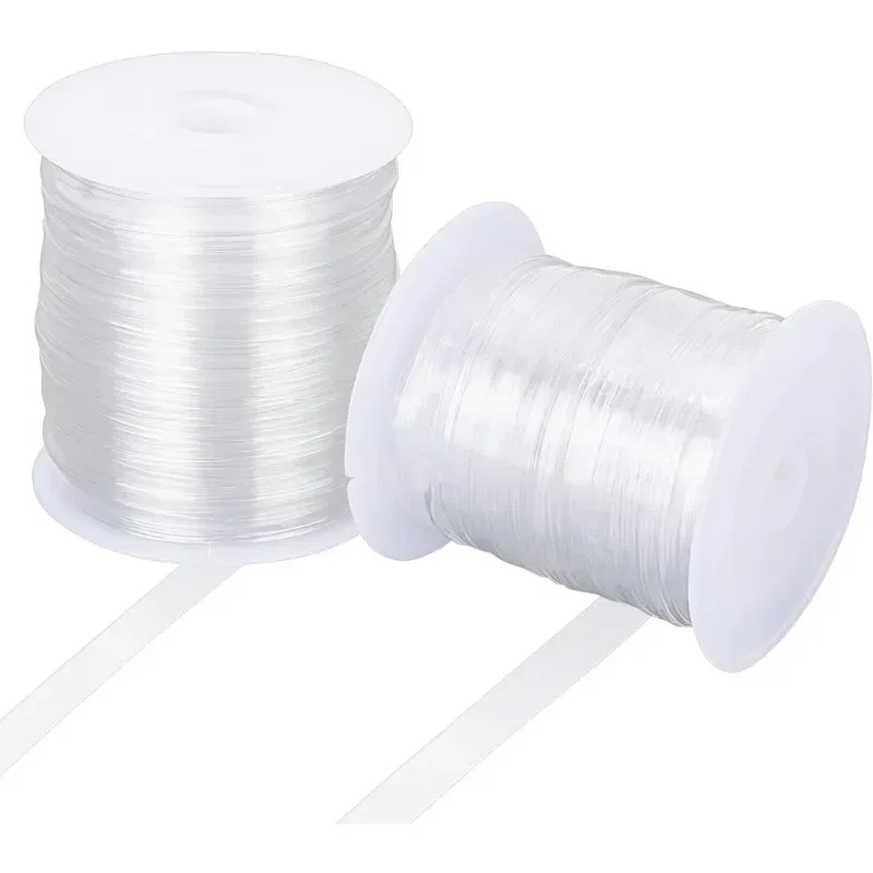 2 Rolls Clear Elastic Strap 0.24\