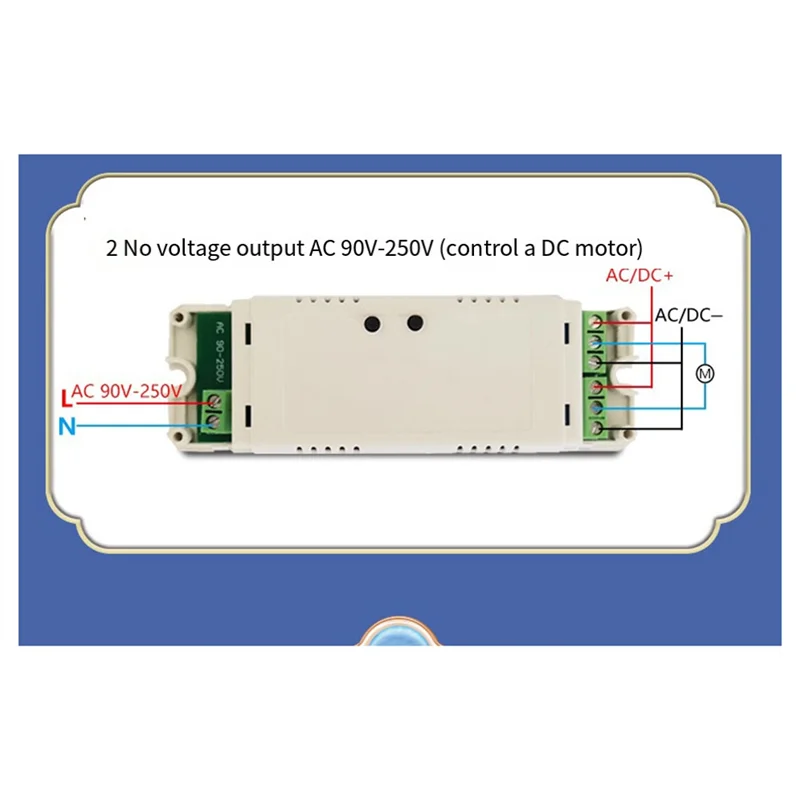 Well Made-ESP8285 Two-Way Wifi Development Board 220V Two-Way Modification Parts Multi-Function Two-Way Relay Development Board