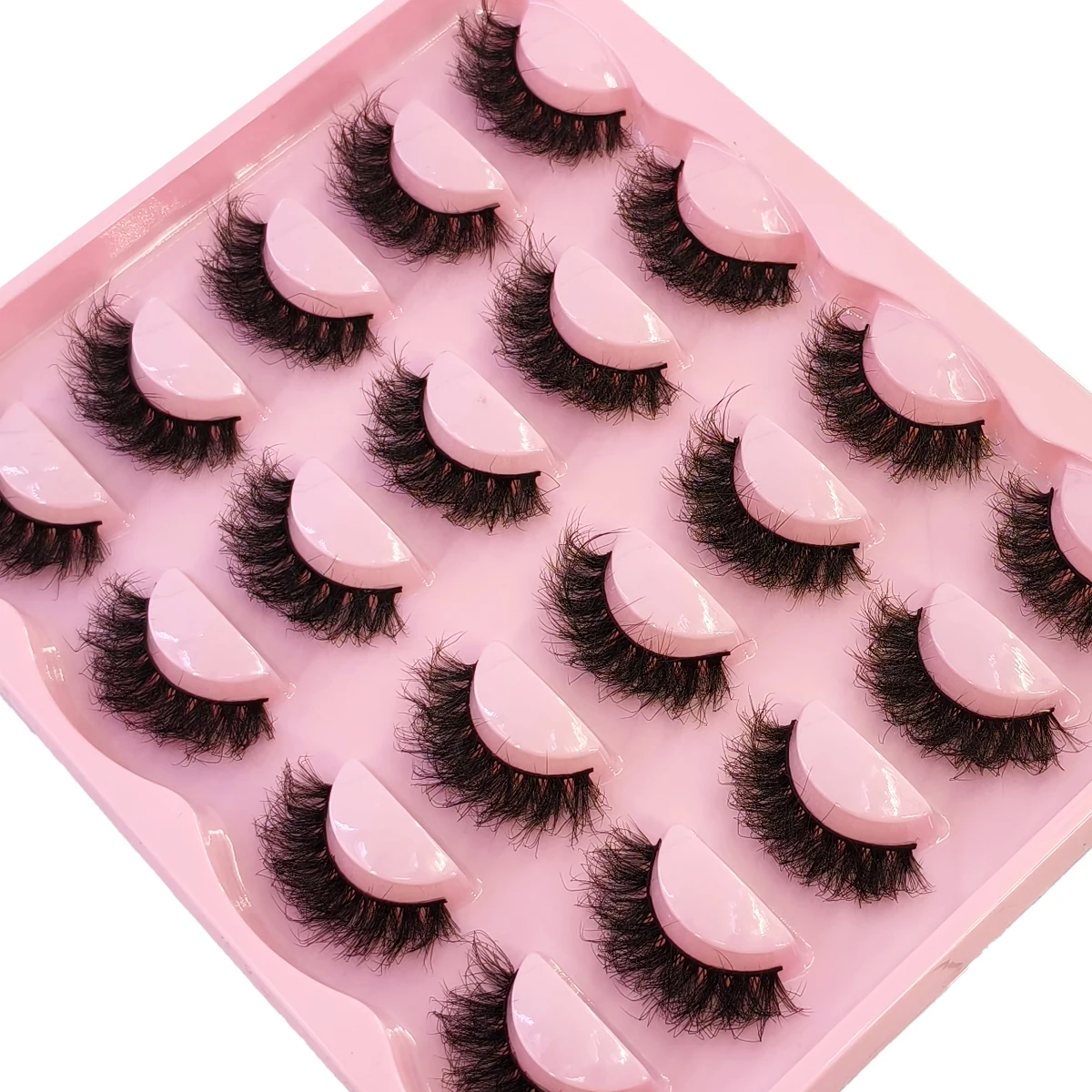 Eyelash Extension Cat Eye Wispy - AMSDCN 7D Naturalne Rzęsy Kocie Oko