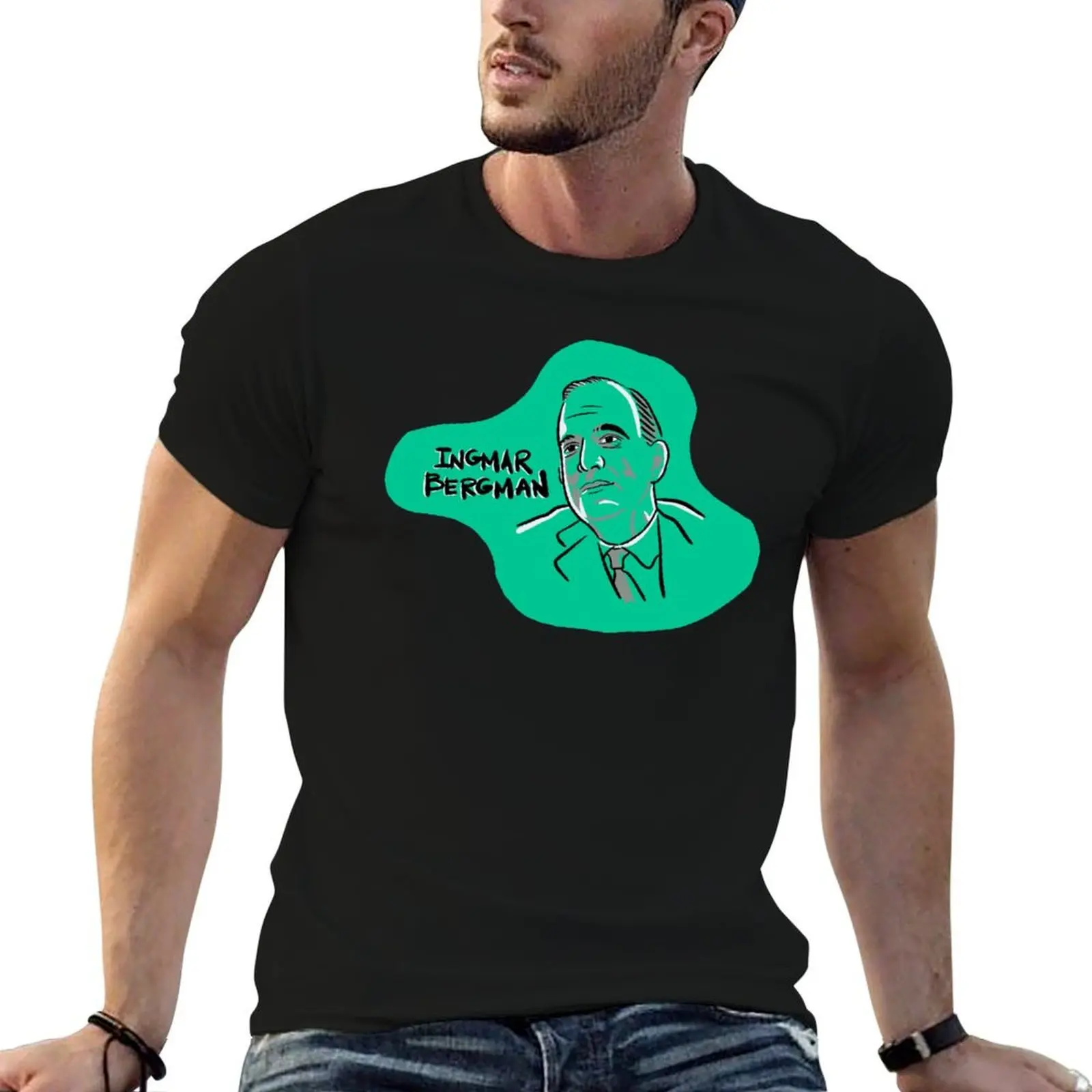 Ingmar Bergman T-Shirt Trendy Pattern T-Shirt for Men