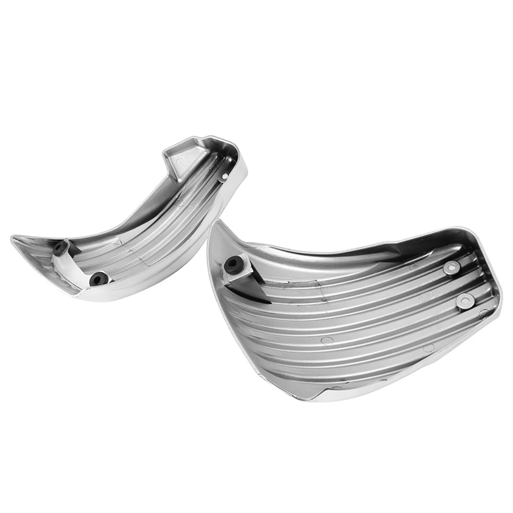 Chrome ABS Motorcycle  Battery Side Cover Panels Left+Right 2Pcs For Harley Davidson Softail 2018-2022 Low Rider Street Bob