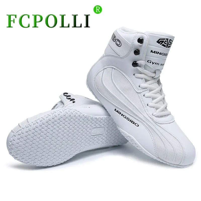 Professional Boxing Sneakers Men Women Breathable Gym Shoes Unisex Pink Green Big Boy Wrestling Shoes Designer Fighting Boots